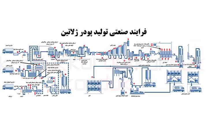مراحل اصلی تولید ژلاتین