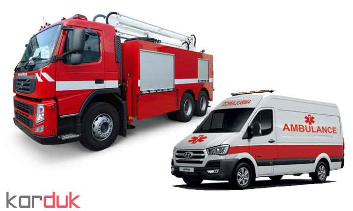طرح تولید خودرو های ویژه آتش نشانی و آمبولانس