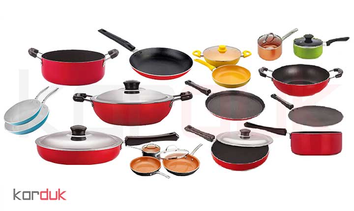 ظروف  فلزیی با پوشش تفلون