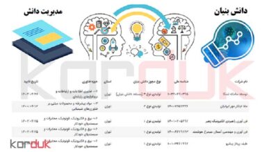 استعلام شرکت دانش بنیان