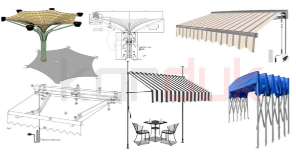 طرح توجیهی تولید انواع سایبان  برقی 