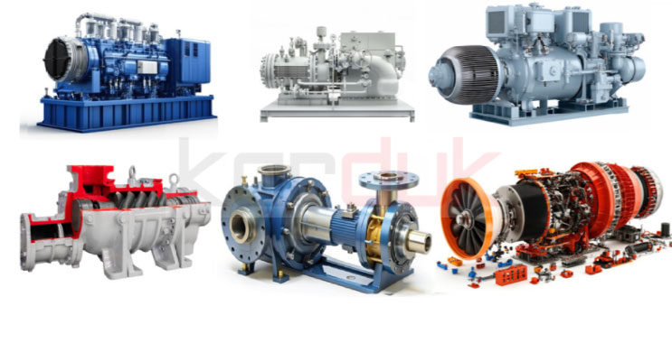 تولید نواع توربین و کمپرسور